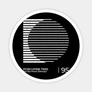 Porcupine Tree - Minimalist Design Magnet
